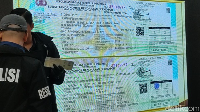 Isi Surat Ancaman 'Sunda Archipelago' Buntut Kasus Pemalsuan STNK