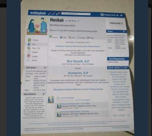 8 undangan pernikahan yang unik