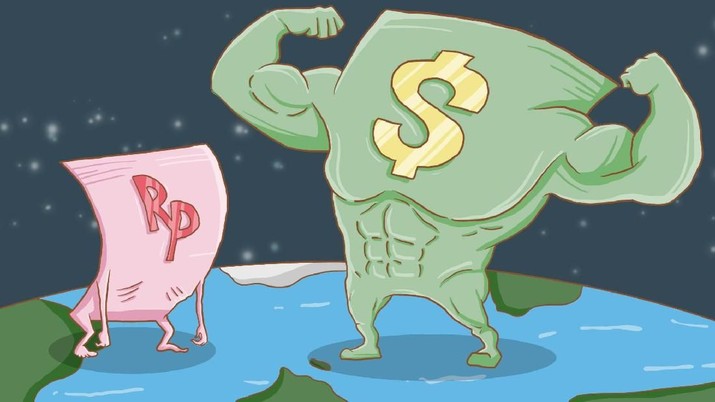 KO di Kurs Tengah BI, Rupiah Juga Terlemah di Asia