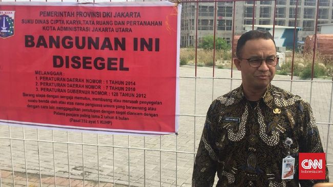 Kalah Gugatan Izin Reklamasi Pulau I, Anies Ajukan Banding