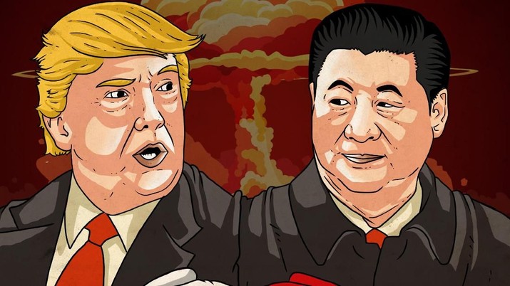 Perang Dagang AS-China, Trump Naikkan Tarif Hingga 100%?