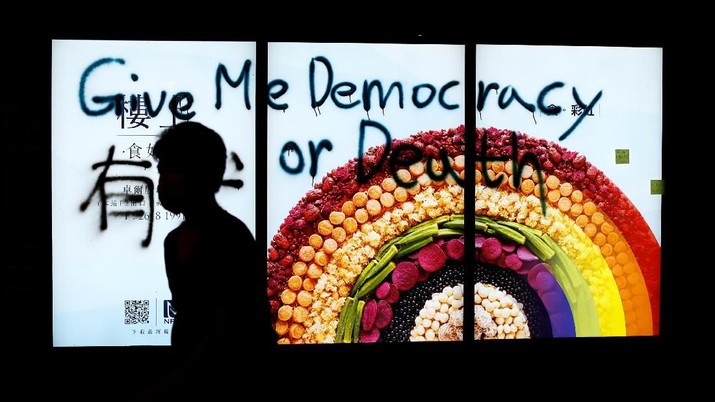Jelang Ulang Tahun China, Demo Hong Kong Kembali Rusuh