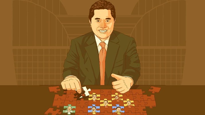 BUMN Dilarang, Erick Thohir Malah Bagi-bagi Suvenir
