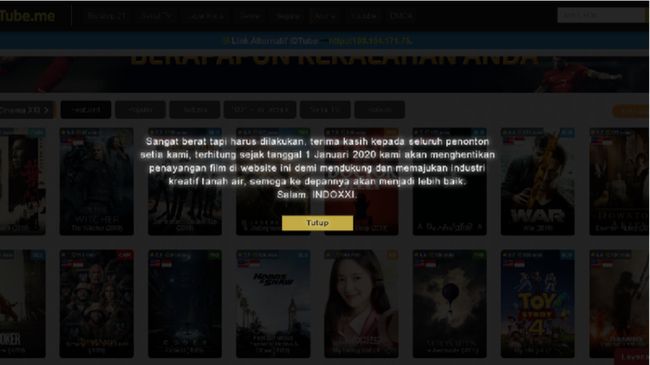 Alternatif nonton film streaming, pengganti IndoXXI terbaru