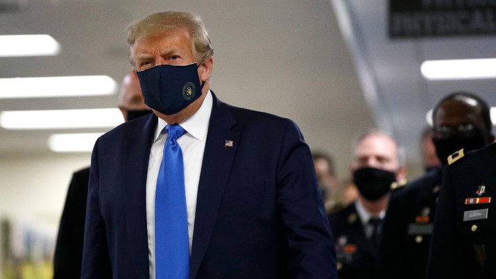 Trump Positif Corona & Pernyataannya yang Remehkan Covid-19