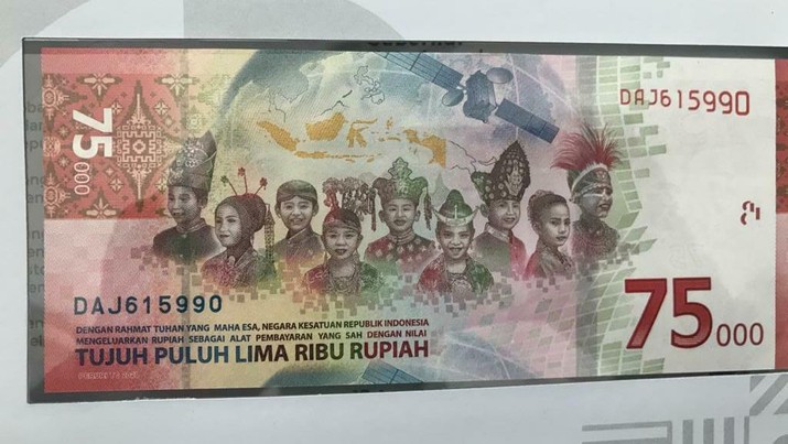Pengumuman! Hari Ini Uang Rp 75.000 Rilis, Cek Bentuknya