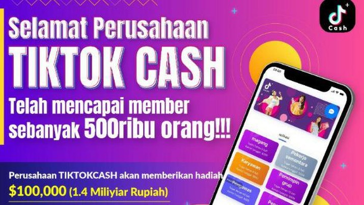Resmi! Kominfo Blokir Situs TikTok Cash