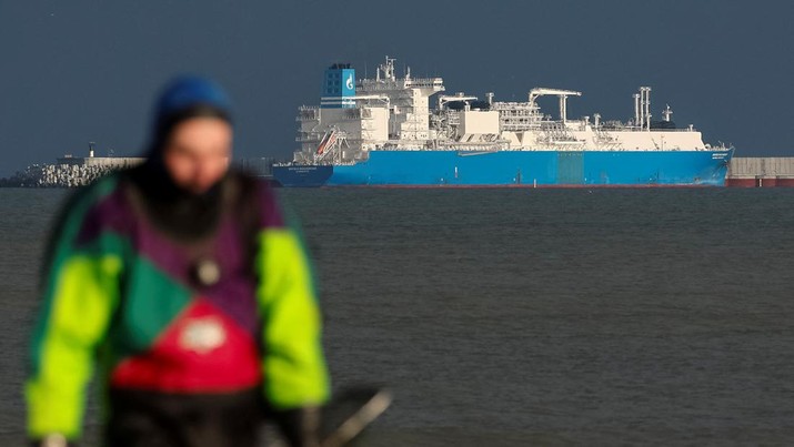 AS Cuan Gede! Kapal Tanker Antre Kirim Gas ke Eropa
