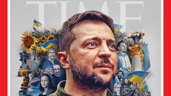 Bukan Putin! Zelensky Jadi Person of The Year Majalah Time