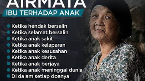 Ibu Adalah Tempat Tuhan Menitipkan Sifat SayangNya