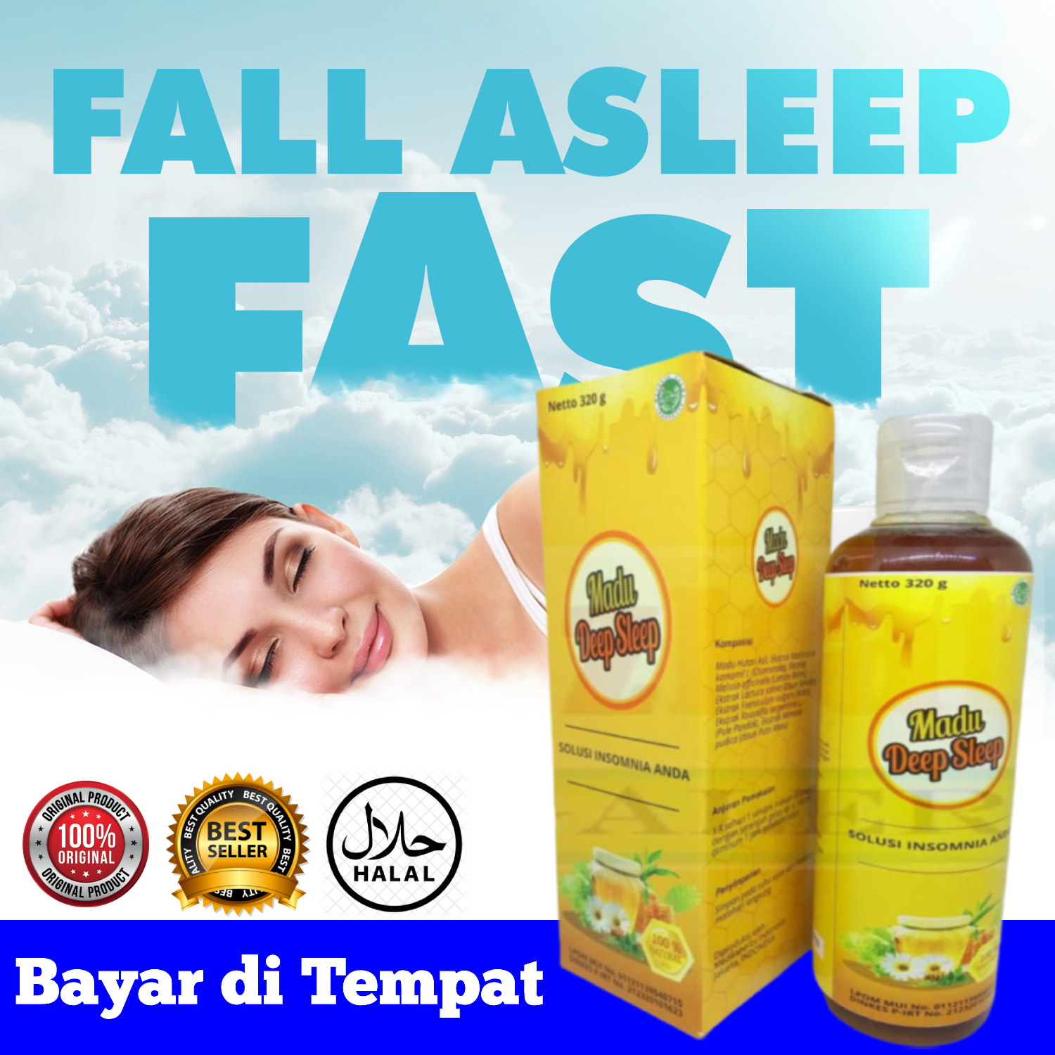 Madu Deep Sleep Insomnia Original Bayar Di Tempat, GARANSI