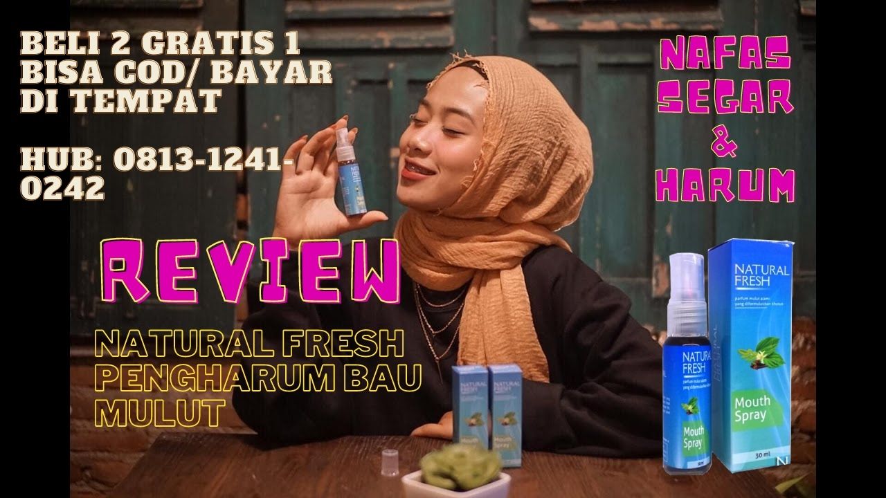 Harga Natural Fresh Mouth Spray Asli, 0813-1241-0242
