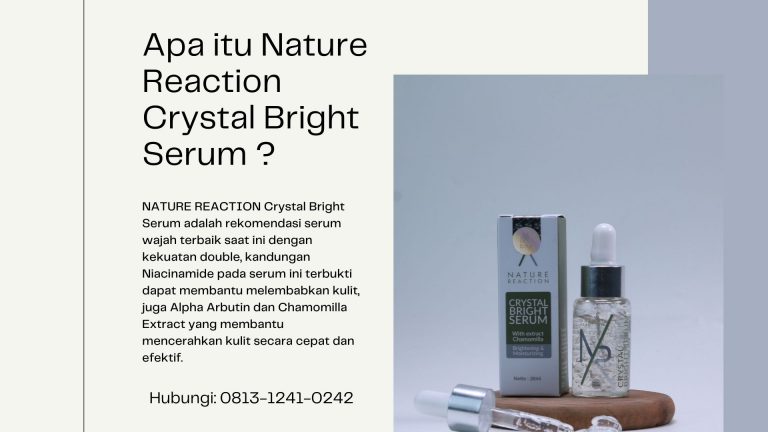 NATURE REACTION Crystal Bright Serum, 0813-1241-0242