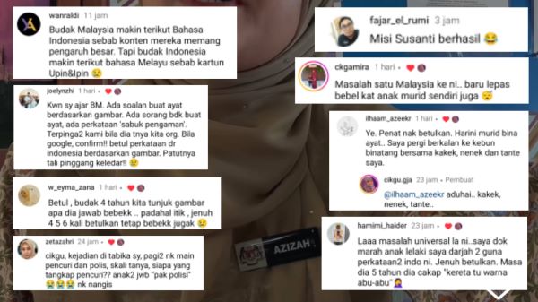 Viral Cikgu Malaysia Ngomel Muridnya Terkontaminasi Bahasa Indonesia