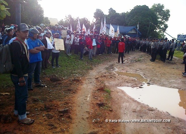 Laporan Demo Buruh dari kota Agan !!