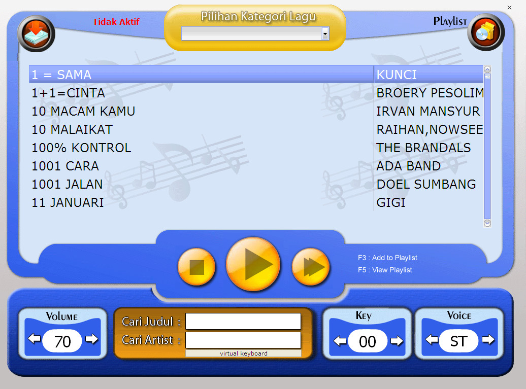 Software Karaoke Cuma Rp.100rb -> GA PAKE MAHAL