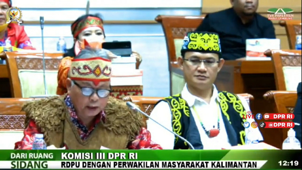 Audiensi dengan DPR, Aliansi Borneo Bersatu Desak Edy Mulyadi Disidang Adat Dayak