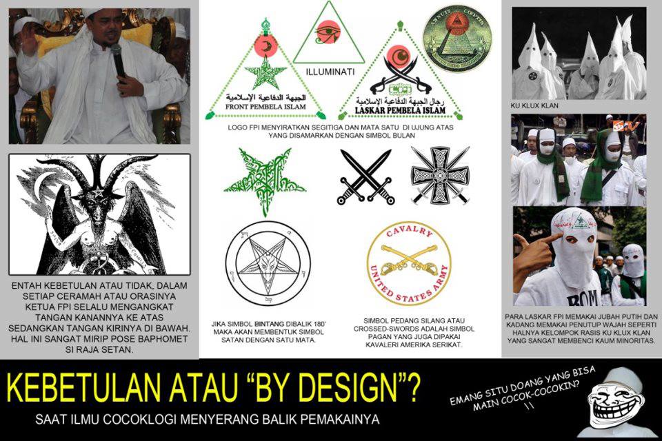 Abu Janda Bandingkan Logo FPI dengan Simbol Illuminati