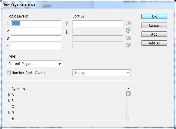  Index Indesign