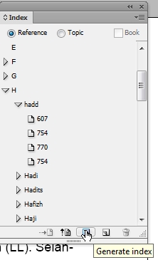 Index Indesign