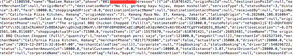 Data Customer Pada GO-JEK Bocor
