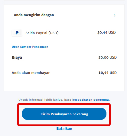 Cara Beli Pulsa Seceara Online via PayPal