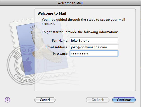 Cara setting Email POP3 di MAC Apple