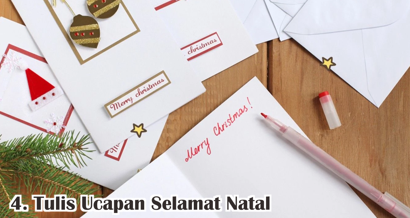  Cara Mudah Buat Kartu Ucapan Natal Sendiri !