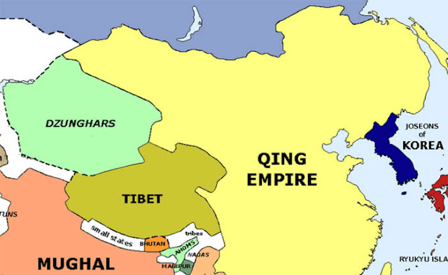 Perang Dzungar-Qing, Jatuhnya Tibet &amp; Xinjiang ke Pangkuan Cina