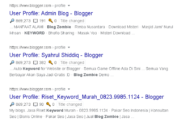 Cara mudah berburu blog zombie blogspot 2022