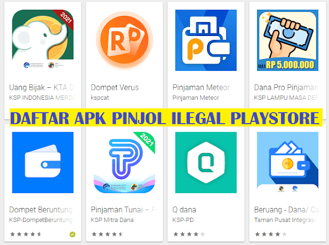 Pinjaman online ilegal cepat cair 2021