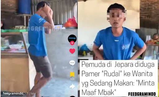 Viral Pria Pamer Kelamin di Warung Jepara, Polisi Periksa Lokasi