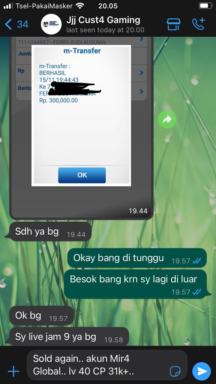AKUN MIRM GLOBAL Berkualitas