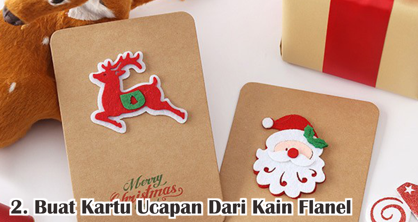 Cara Mudah Buat Kartu Ucapan Natal Sendiri !