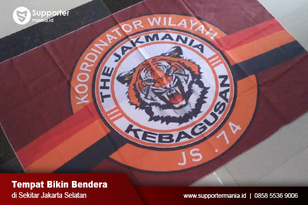 Tempat Cetak / Sablon Bendera Murah di Jakarta Selatan
