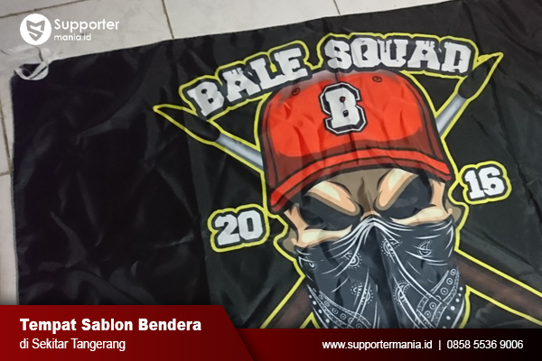 Tempat Cetak / Sablon Bendera Murah di Tangerang Kota