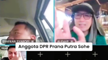 Isyarat Jempol Kejepit, Gestur Viral Prana Putra Sohe