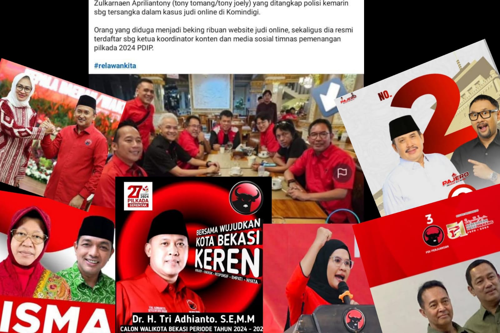 Bareskrim Polri Diminta Usut Aliran Dana Judi Online ke Cakada PDIP Seluruh Indonesia