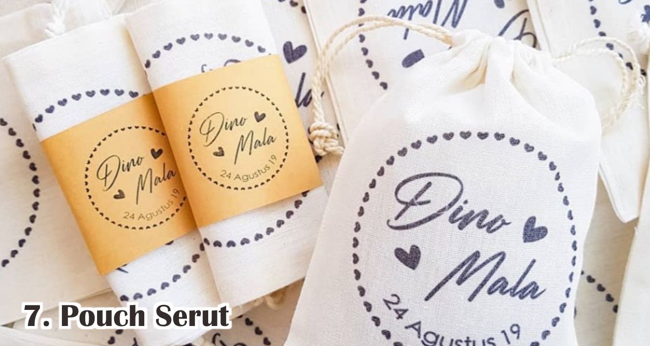  Inspirasi Model Pouch Keren Untuk Souvenir Wedding !