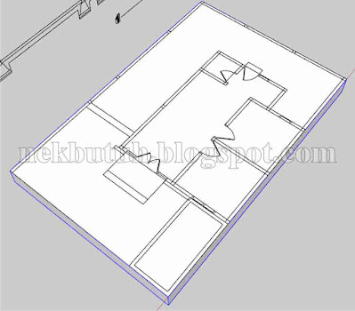 Membuat Dinding di Sketchup