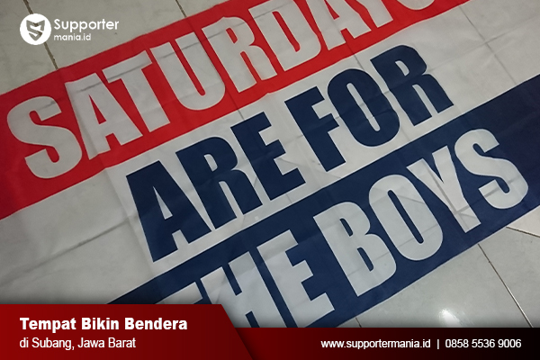 Tempat Cetak / Sablon Bendera Murah di Subang, Jawa Barat