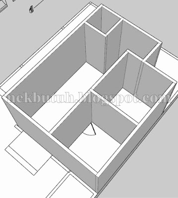 Membuat Dinding di Sketchup