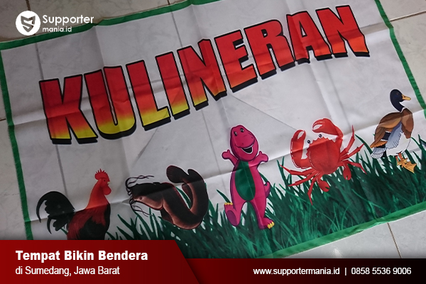 Tempat Cetak / Sablon Bendera Murah di Sumedang, Jawa Barat
