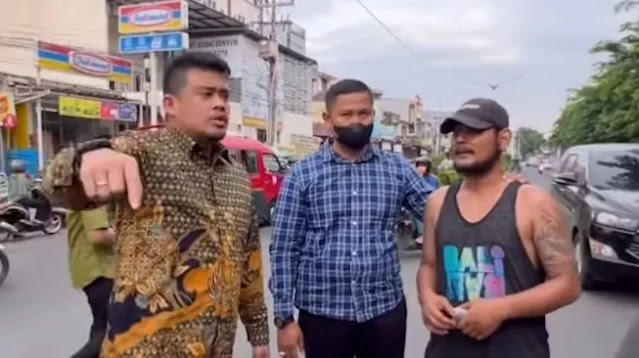 Bobby Nasution Ngamuk Dapati Parkir Berlapis: Sini Kau, Kau Preman Sini?