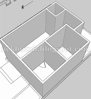 Membuat Dinding di Sketchup