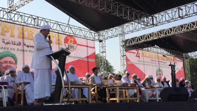 Rizieq Minta FPI Perjuangkan NKRI Bersyariah: Roh Pancasila