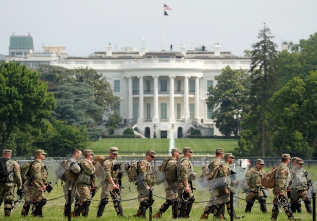 Presiden AS Trump Perintahkan 10 Ribu Tentara Amankan Gedung Putih, Tapi Ditolak