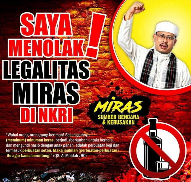 PA 212 Tolak Investasi Miras, Ancam Demo Besar bila Jokowi Tak Cabut Perpres