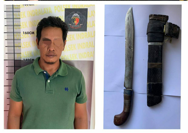 Suami di Ogan Ilir Bacok Pria yang Sering Kirim Pesan ke TikTok Istrinya