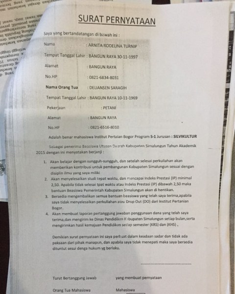 Ombudsman Beberkan Dokumen Kejanggalan Pencabutan Beasiswa Arnita